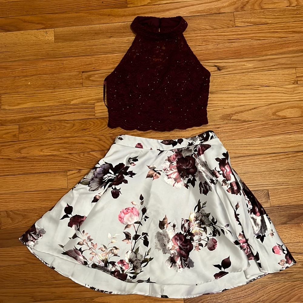 2 Piece formal dress.